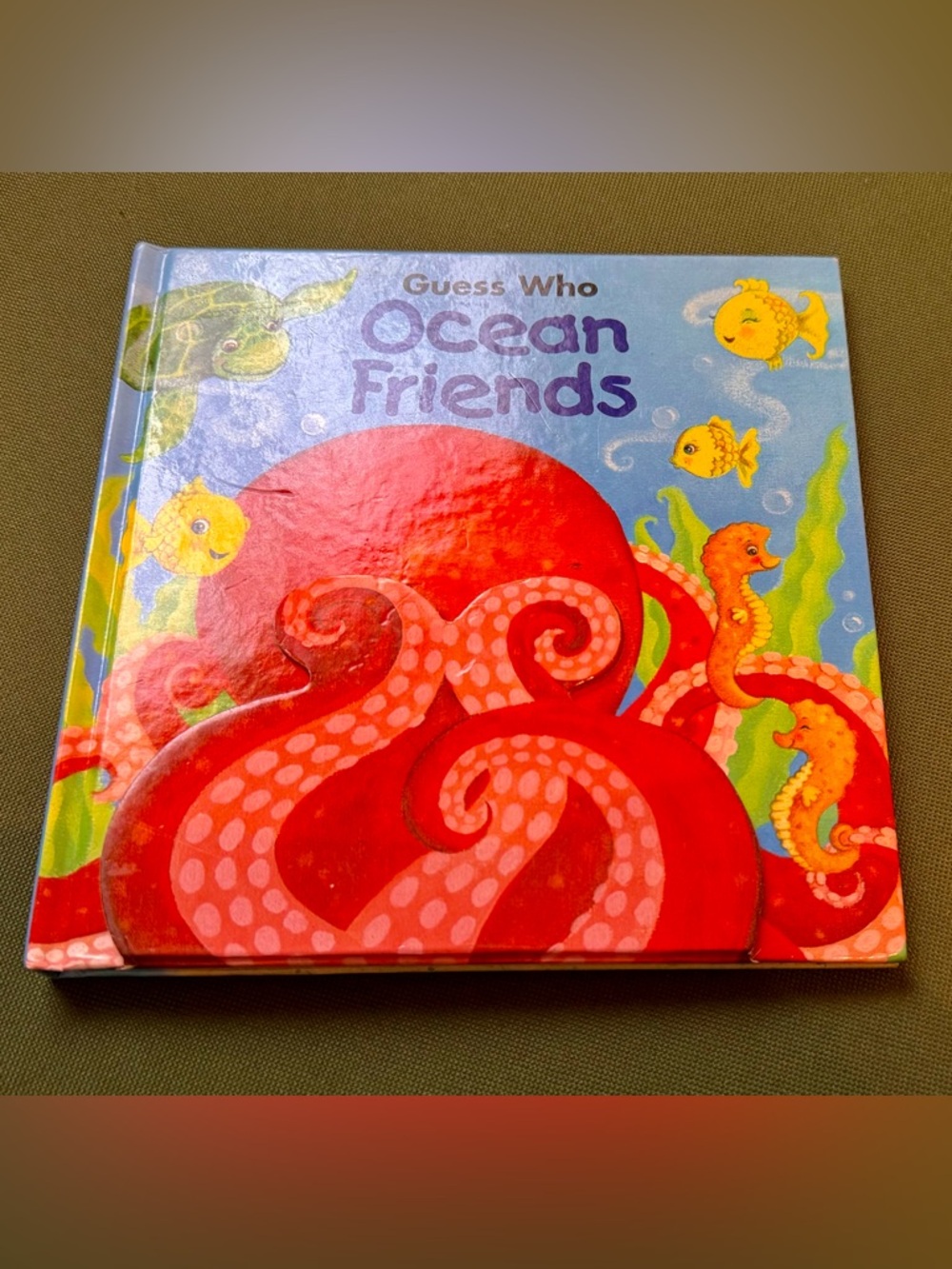 Guess Who Ocean Friends Board Book - Pop Up and Flip Tabs